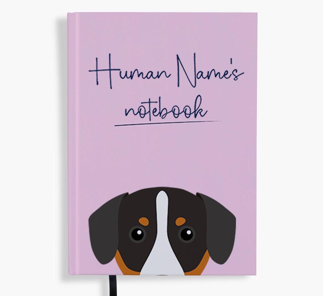 Handwritten: Personalized {breedFullName} Notebook