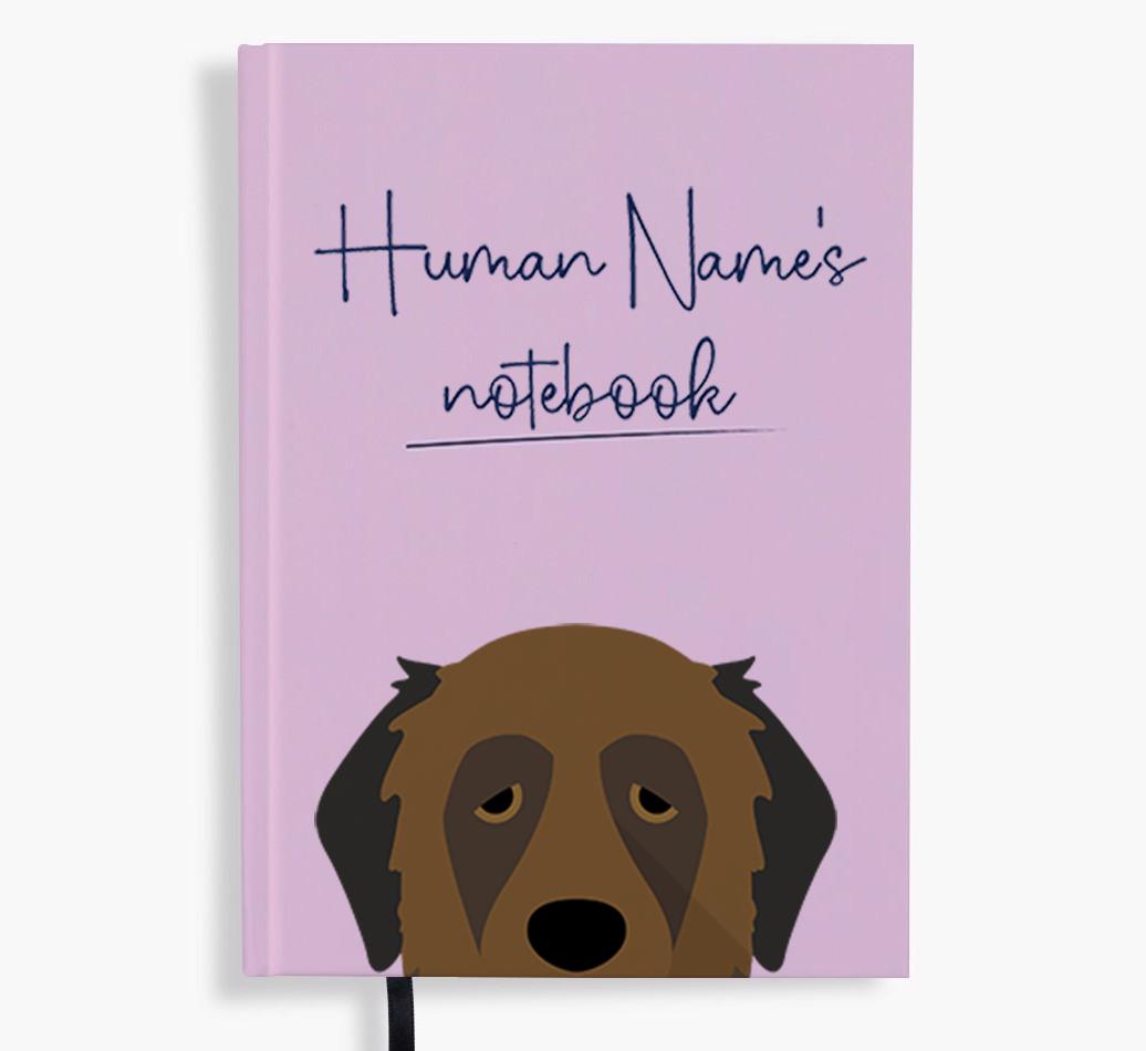 Handwritten: Personalized {breedFullName} Notebook