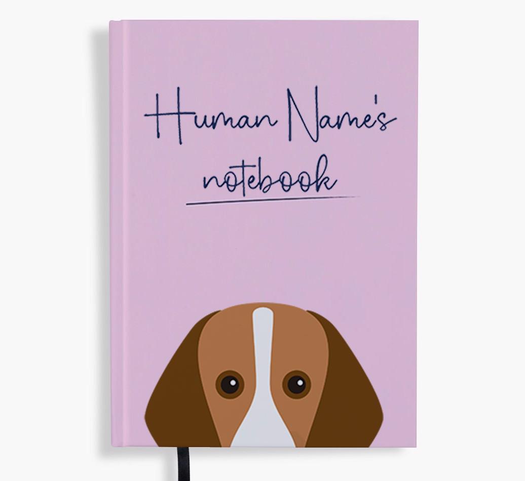 Handwritten: Personalized {breedFullName} Notebook