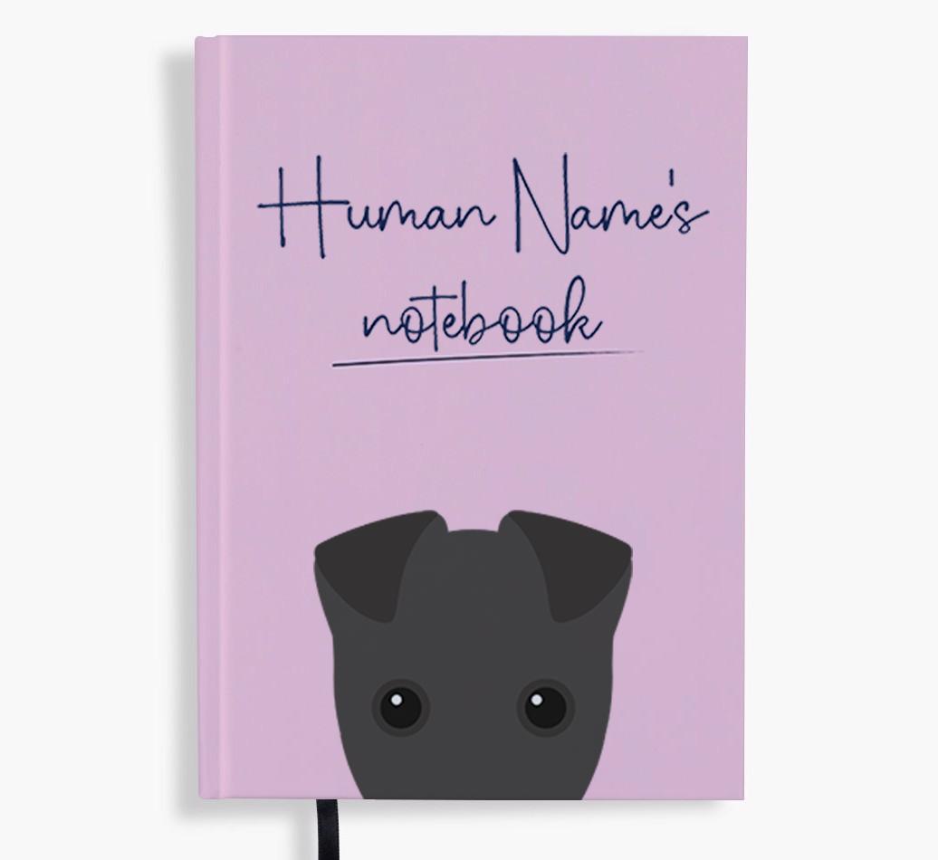 Handwritten: Personalized {breedFullName} Notebook