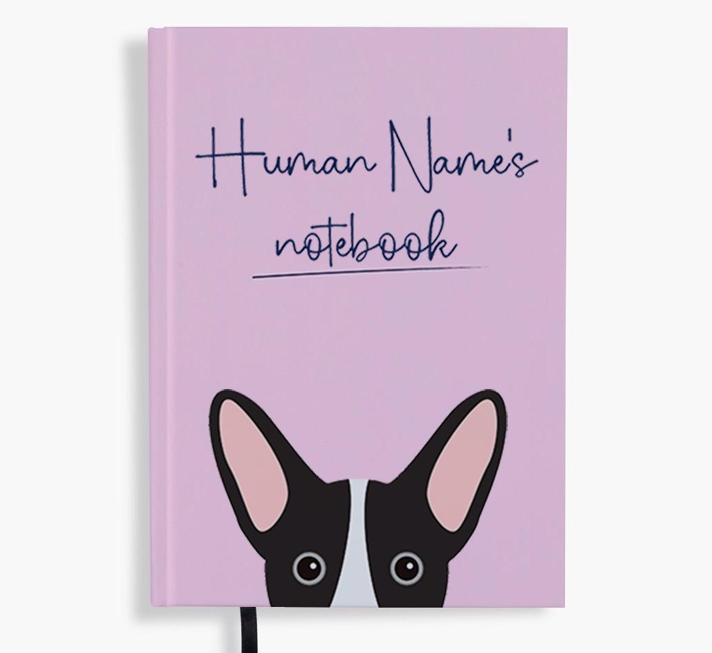 Handwritten: Personalized {breedFullName} Notebook