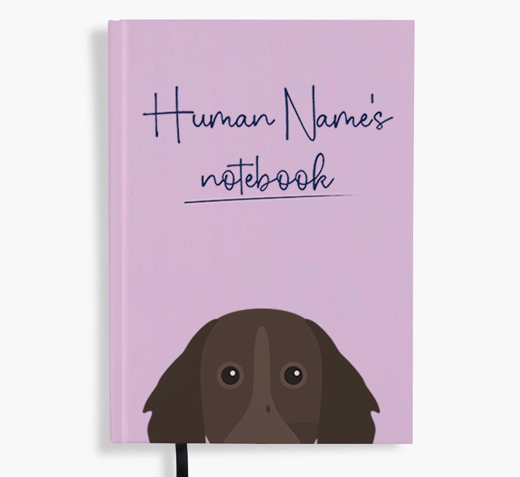 Handwritten: Personalized {breedFullName} Notebook