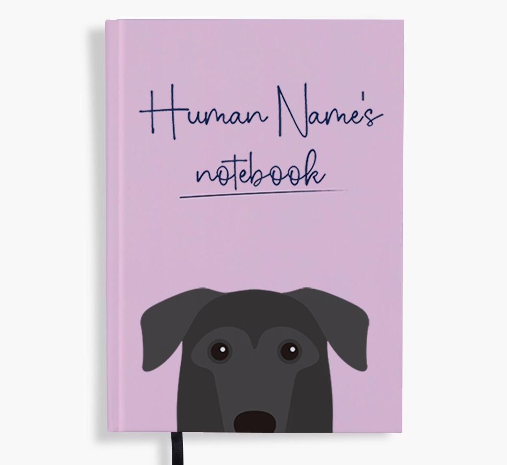 Handwritten: Personalized {breedFullName} Notebook