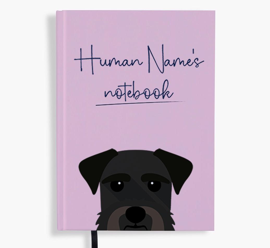 Handwritten: Personalized {breedFullName} Notebook