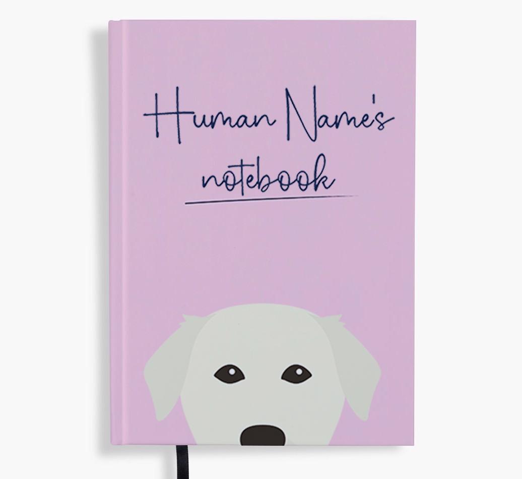 Handwritten: Personalized {breedFullName} Notebook