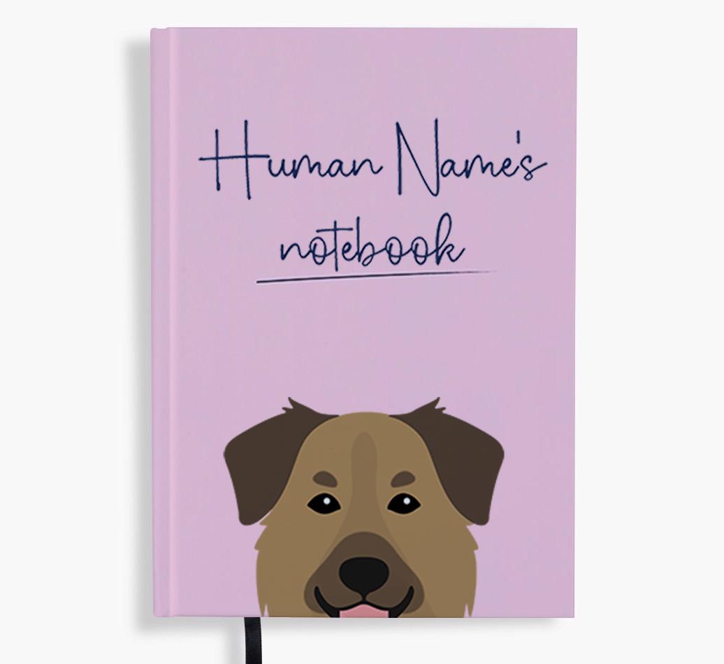 Handwritten: Personalized {breedFullName} Notebook