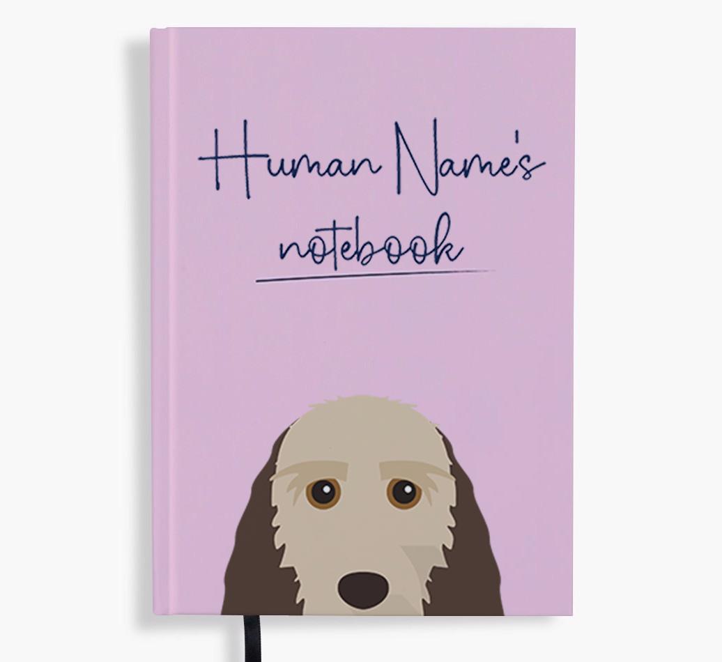 Handwritten: Personalized {breedFullName} Notebook