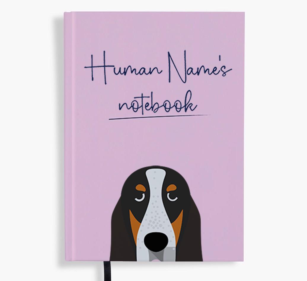Handwritten: Personalized {breedFullName} Notebook