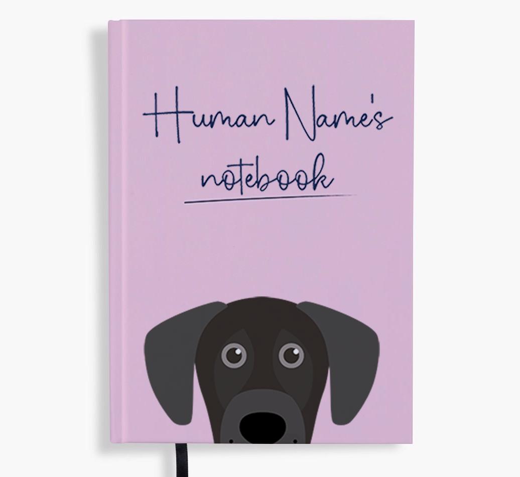 Handwritten: Personalized {breedFullName} Notebook