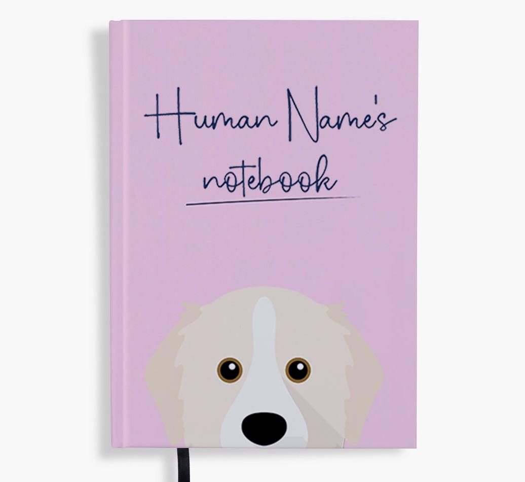 Handwritten: Personalized {breedFullName} Notebook