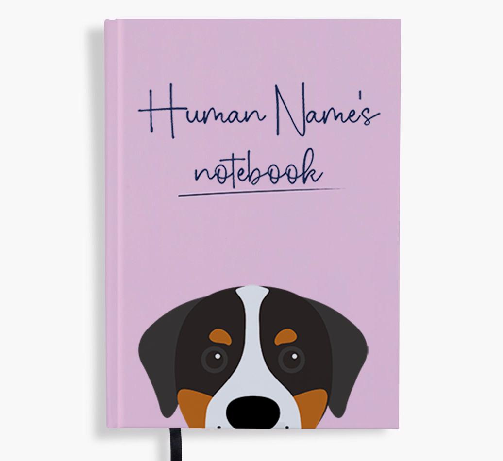 Handwritten: Personalized {breedFullName} Notebook