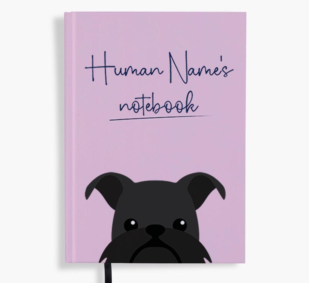Handwritten: Personalized {breedFullName} Notebook