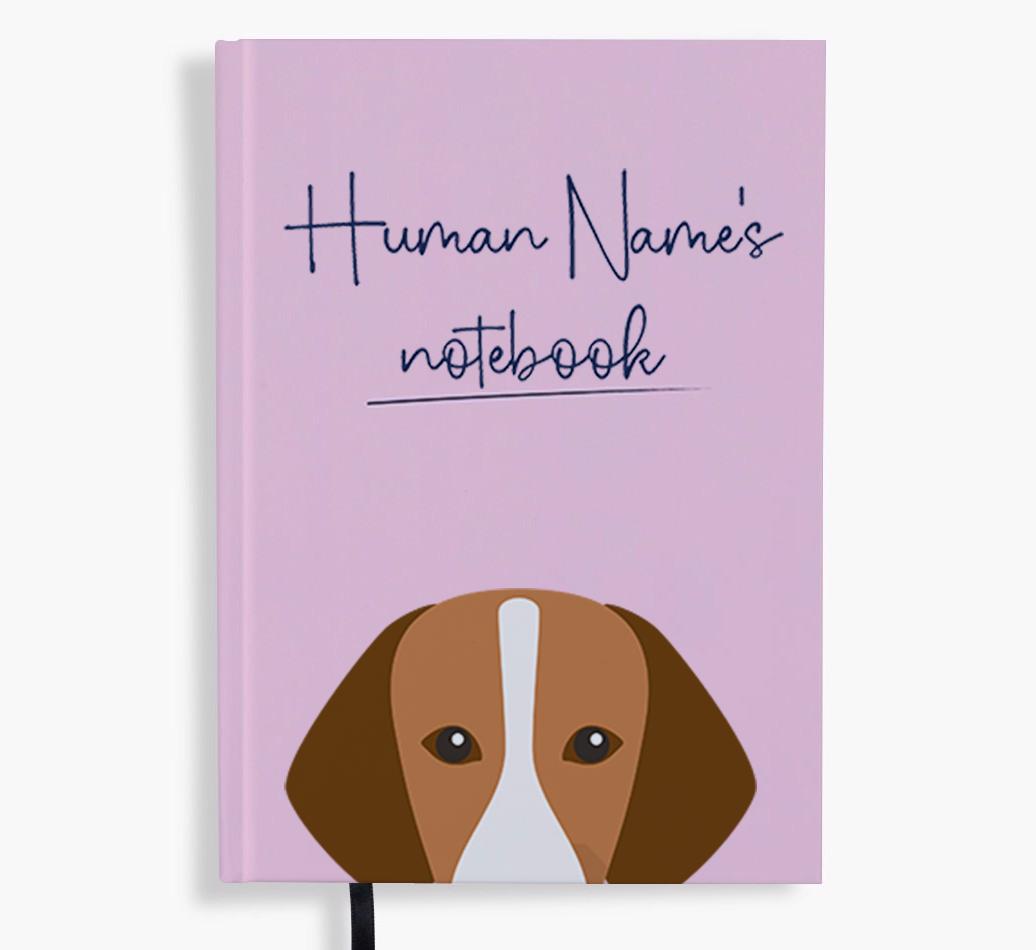Handwritten: Personalized {breedFullName} Notebook