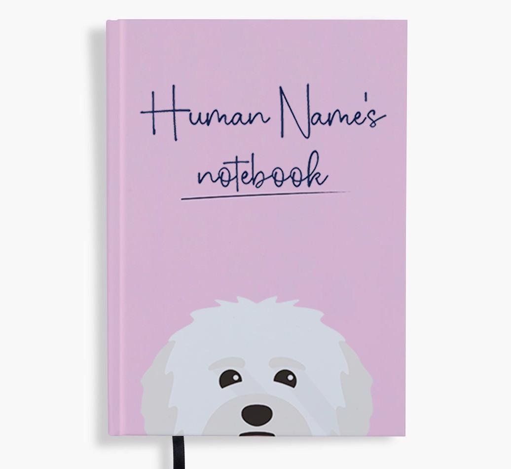 Handwritten: Personalized {breedFullName} Notebook