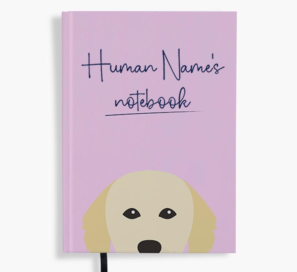 Handwritten: Personalized {breedFullName} Notebook