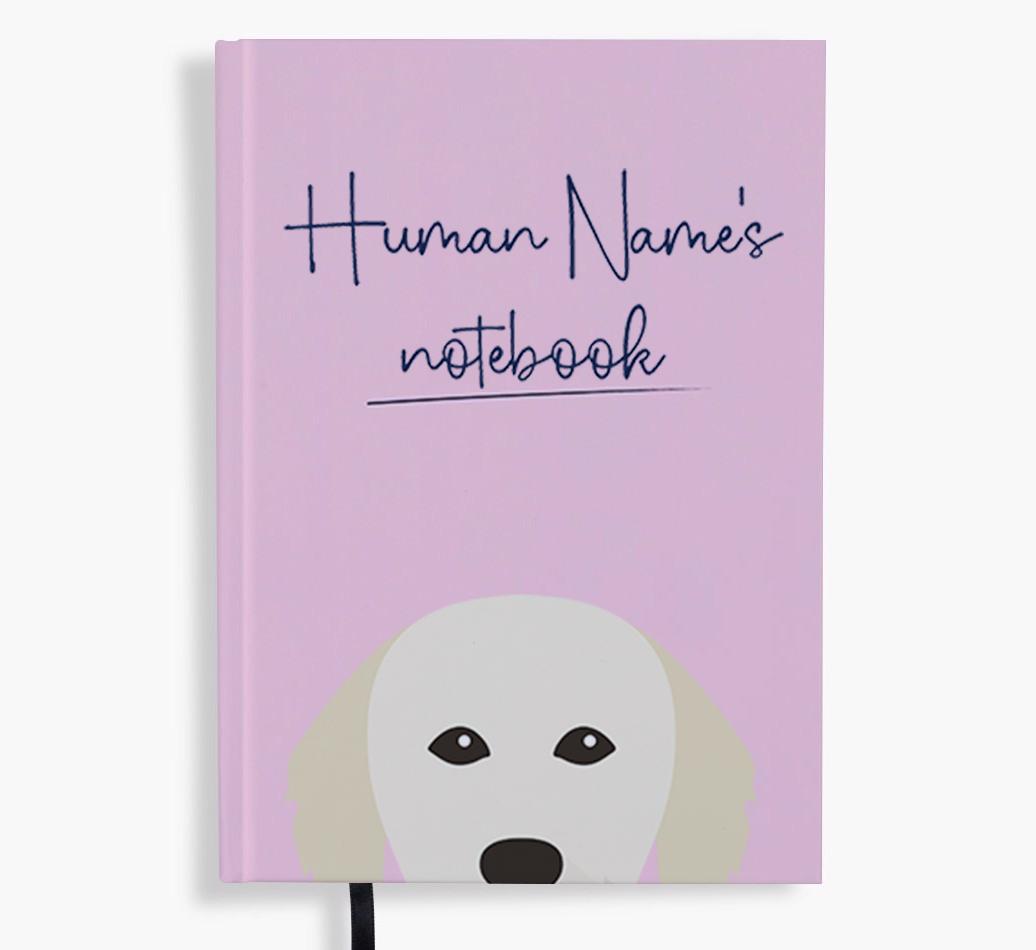 Handwritten: Personalized {breedFullName} Notebook