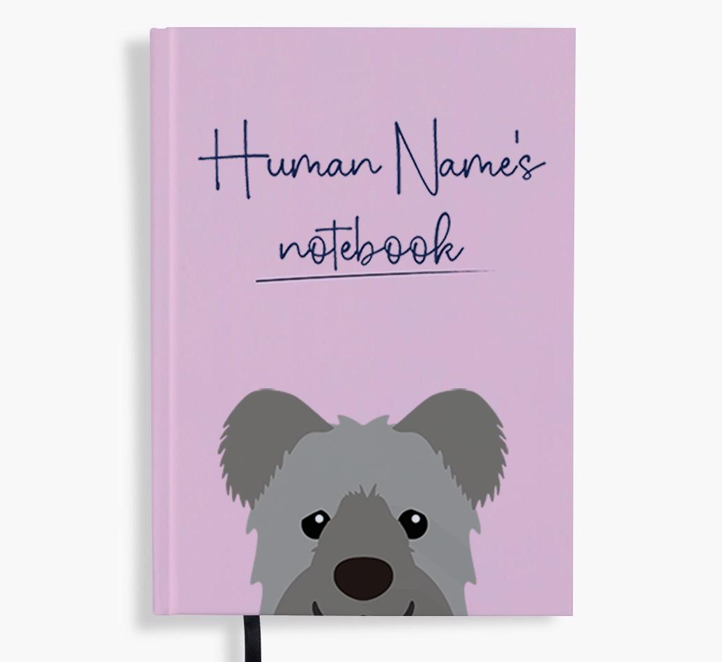Handwritten: Personalized {breedFullName} Notebook
