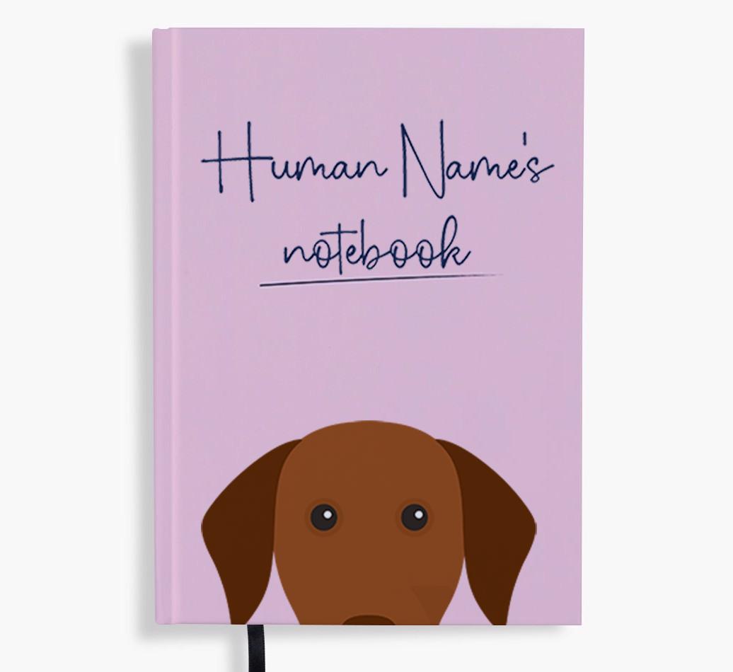 Handwritten: Personalised {breedFullName} Notebook