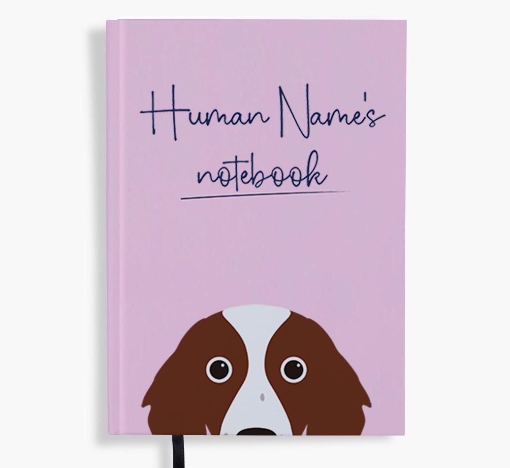 Handwritten: Personalized {breedFullName} Notebook