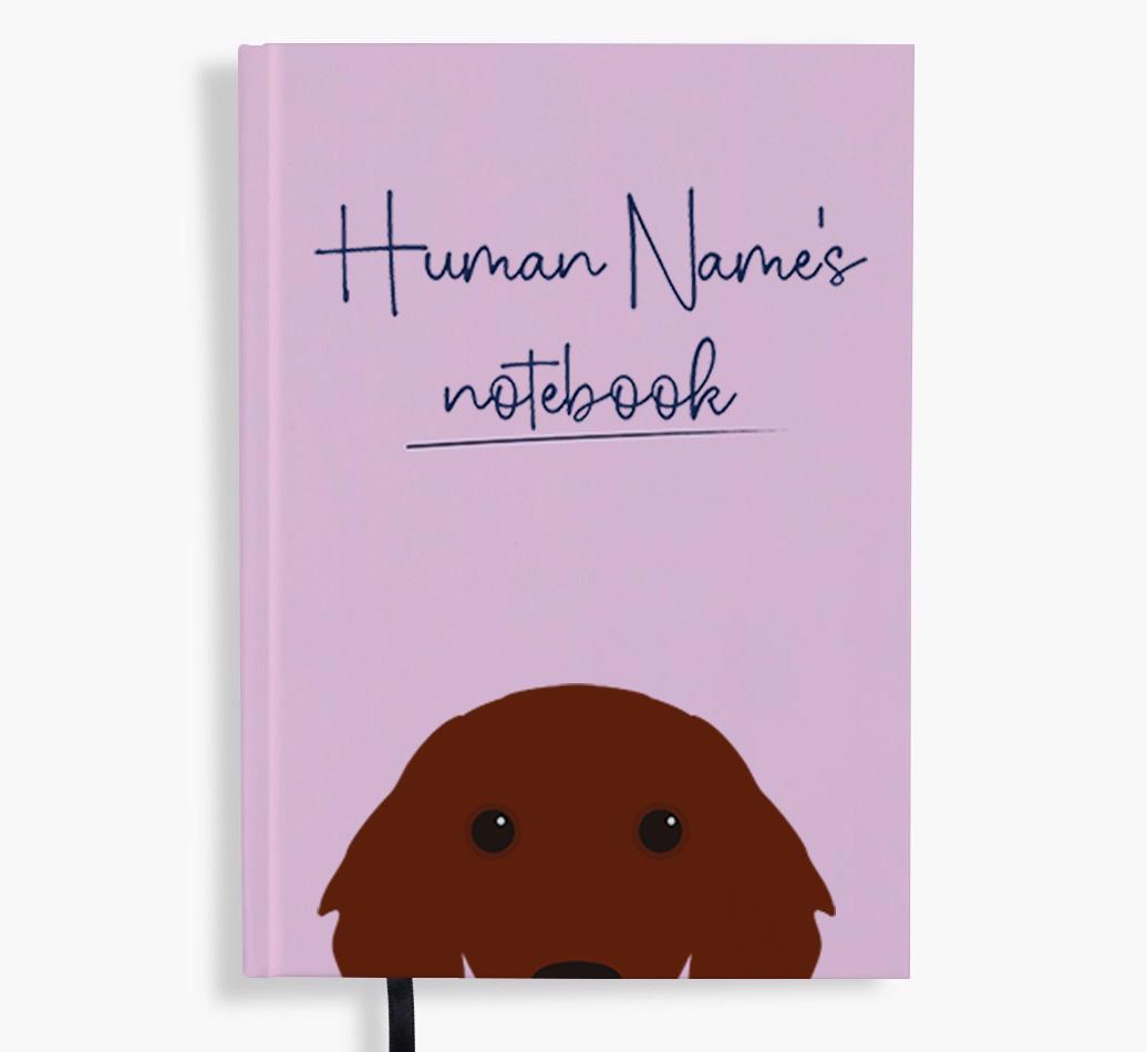 Handwritten: Personalized {breedFullName} Notebook