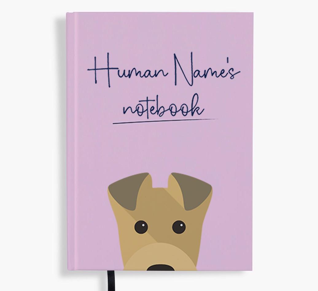 Handwritten: Personalized {breedFullName} Notebook