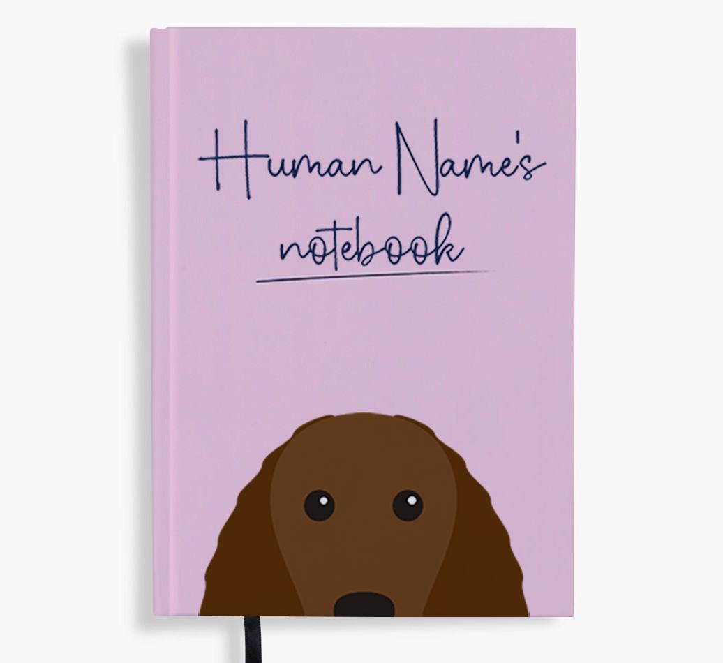 Handwritten: Personalized {breedFullName} Notebook