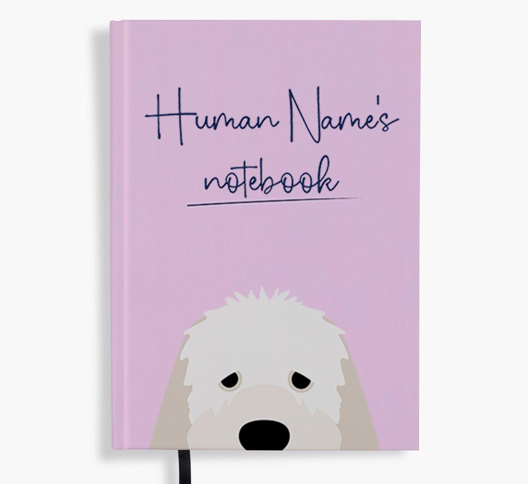 Handwritten: Personalized {breedFullName} Notebook