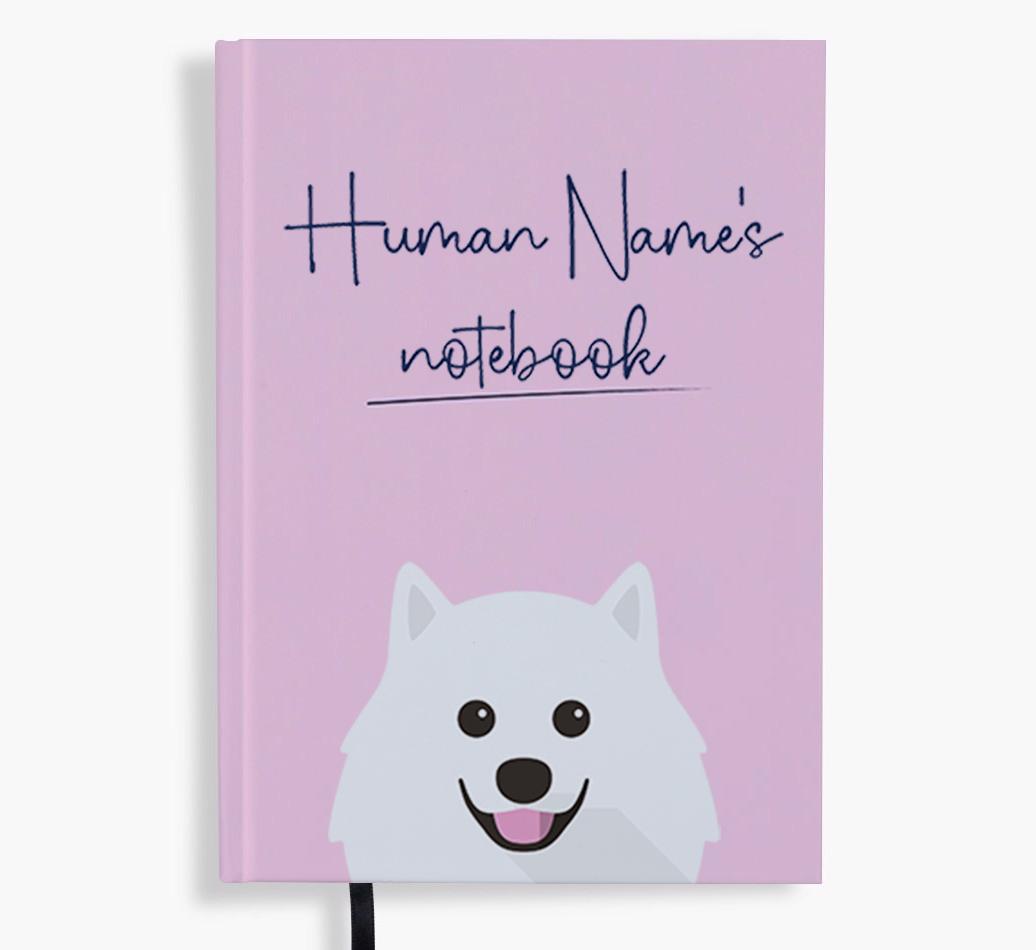 Handwritten: Personalized {breedFullName} Notebook