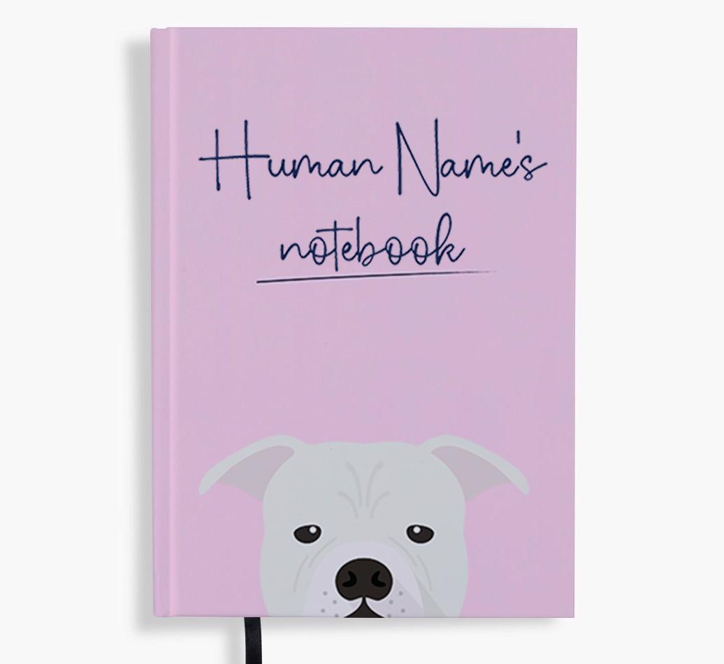 Handwritten: Personalized {breedFullName} Notebook