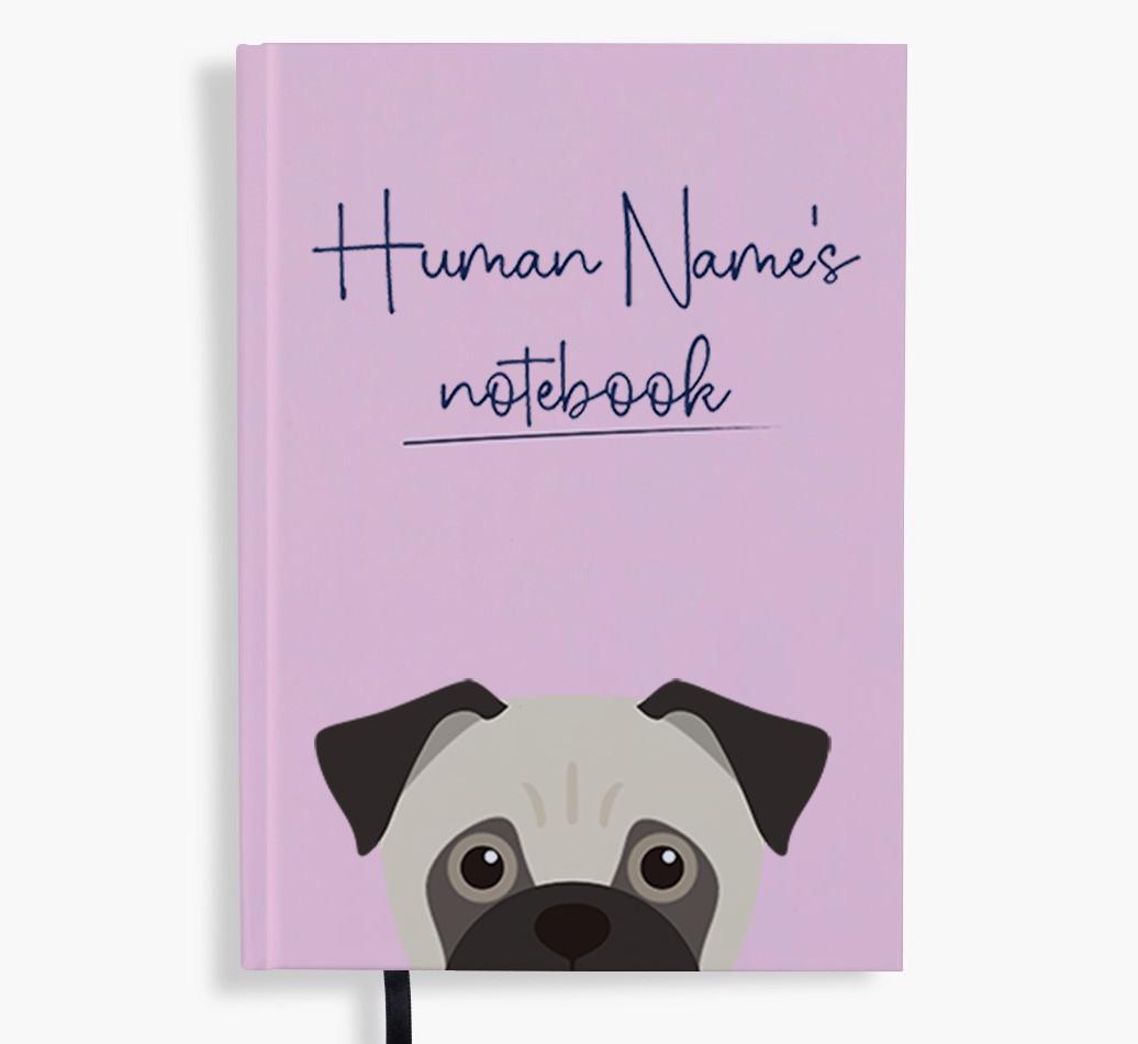 Handwritten: Personalized {breedFullName} Notebook