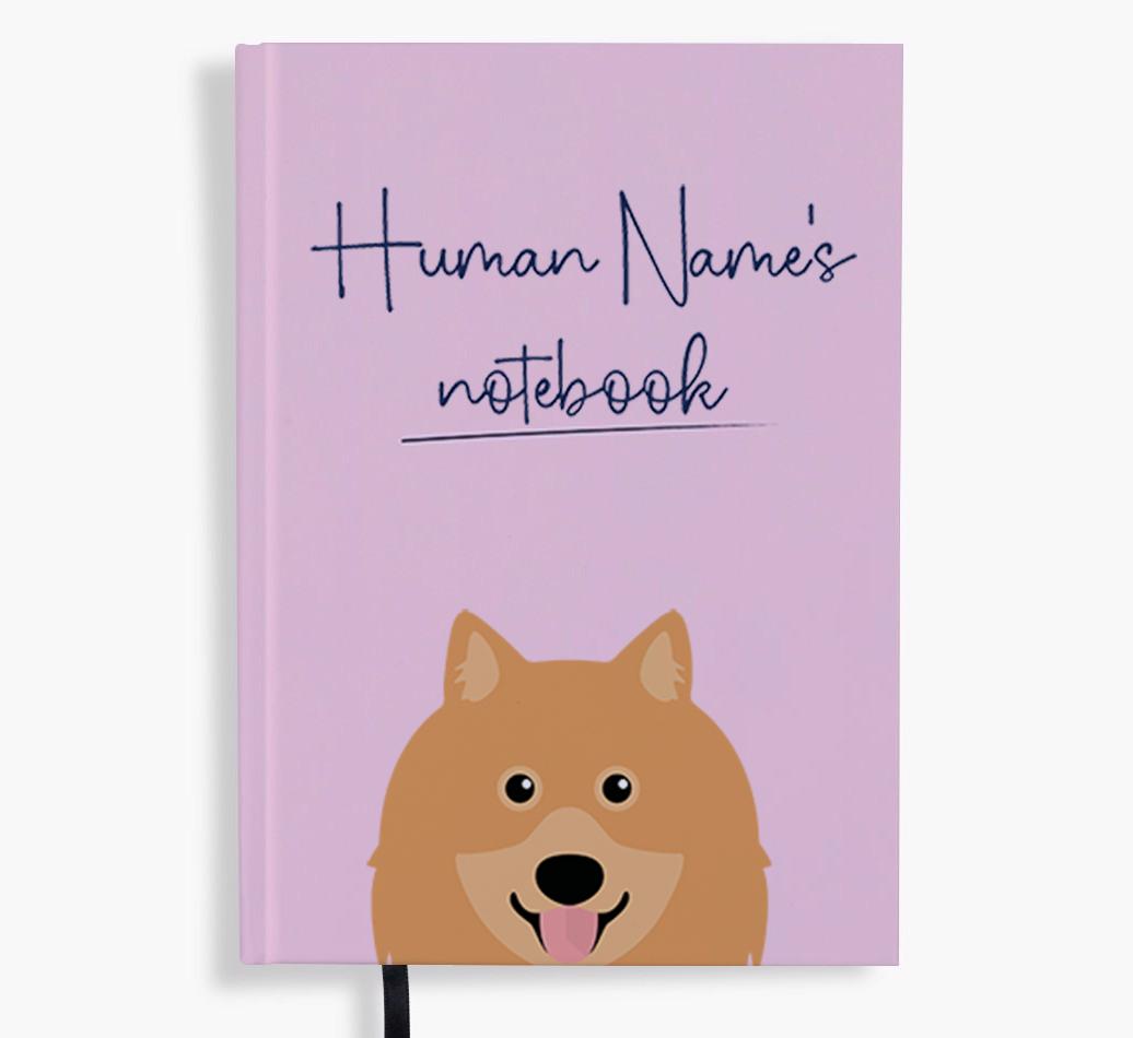 Handwritten: Personalized {breedFullName} Notebook