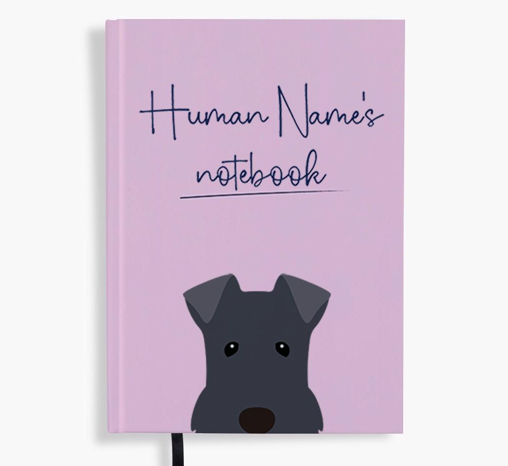 Handwritten: Personalized {breedFullName} Notebook