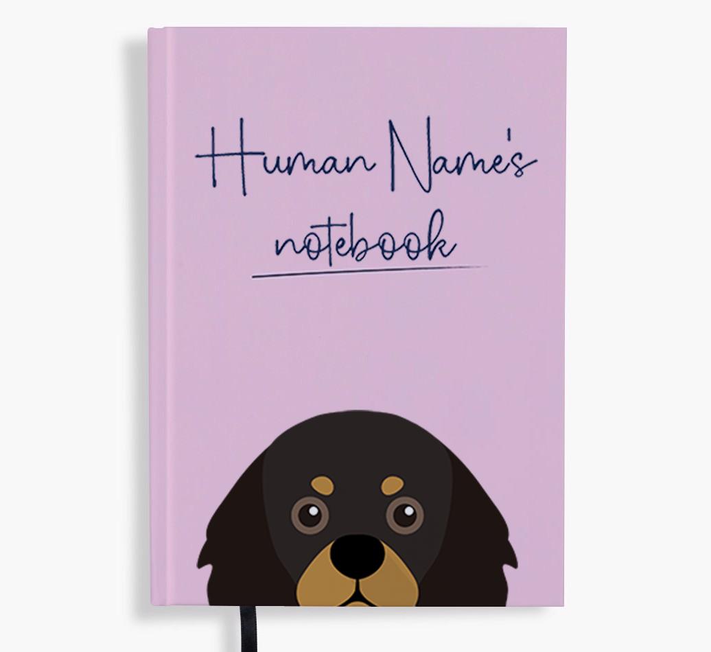 Handwritten: Personalized {breedFullName} Notebook