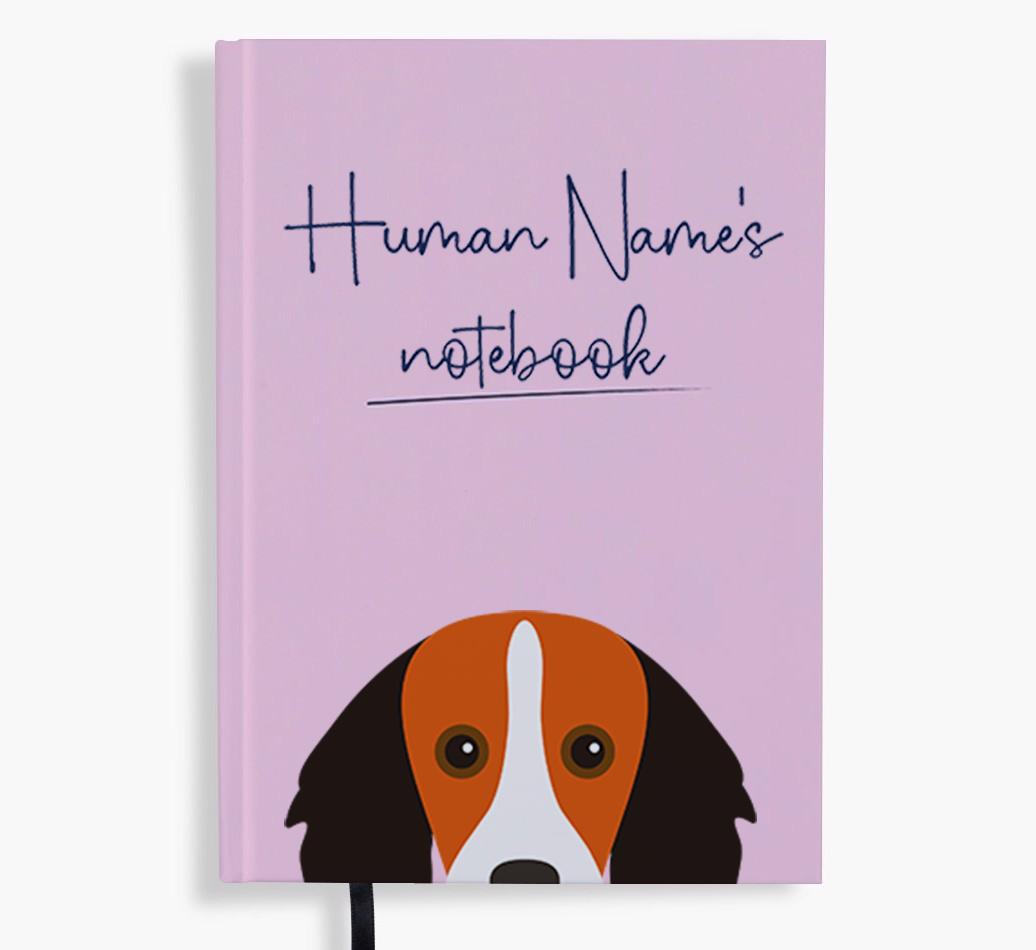 Handwritten: Personalized {breedFullName} Notebook