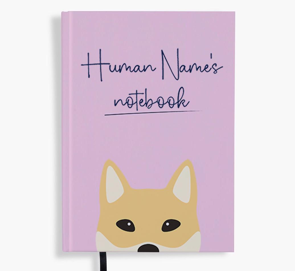 Handwritten: Personalized {breedFullName} Notebook