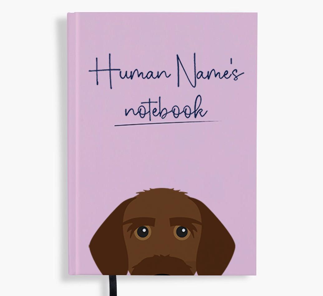Handwritten: Personalized {breedFullName} Notebook