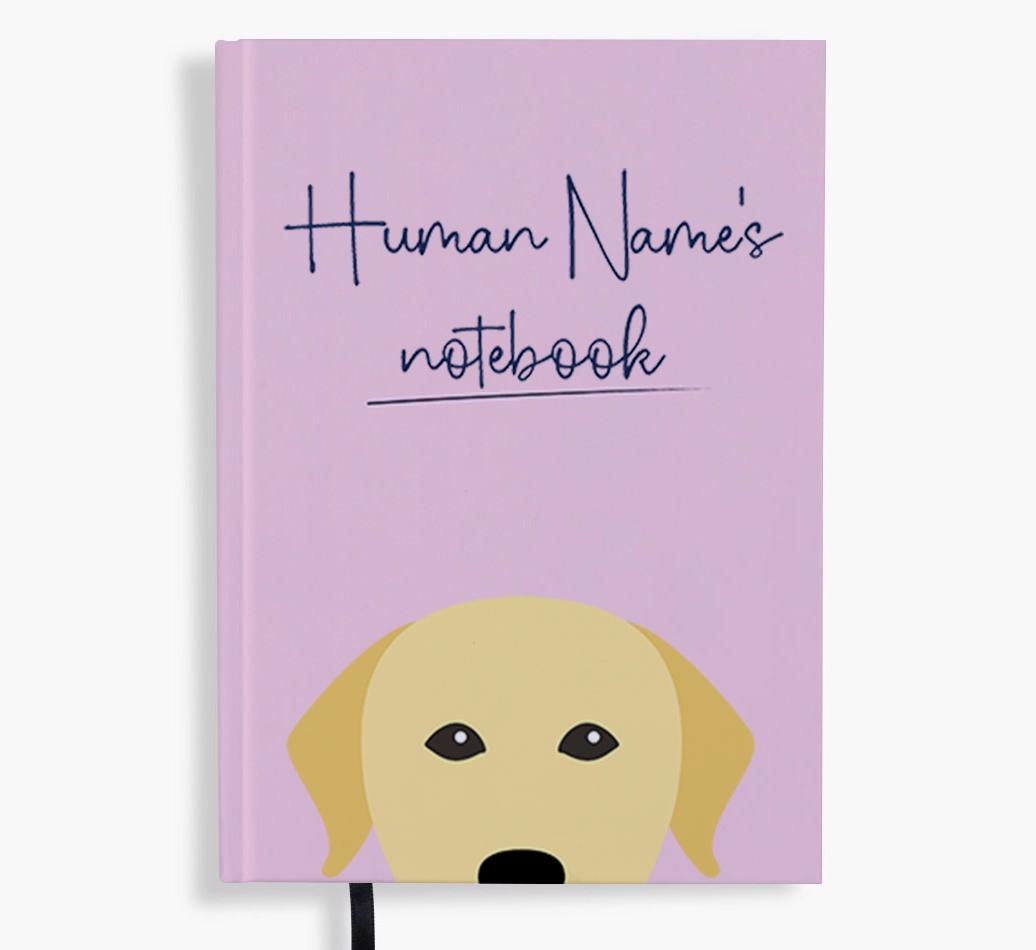 Handwritten: Personalized {breedFullName} Notebook