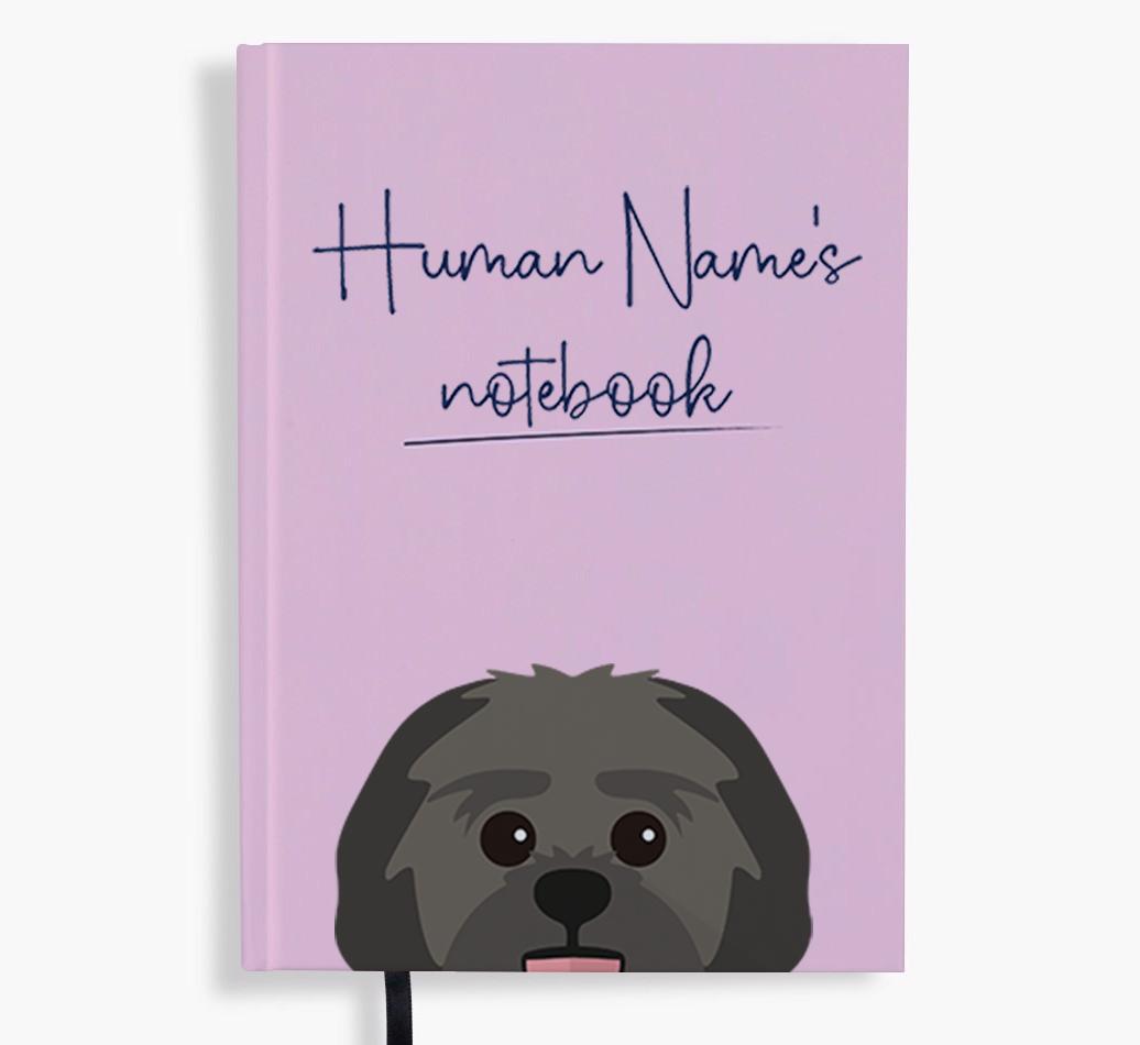 Handwritten: Personalized {breedFullName} Notebook