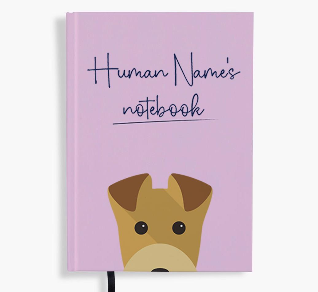 Handwritten: Personalized {breedFullName} Notebook