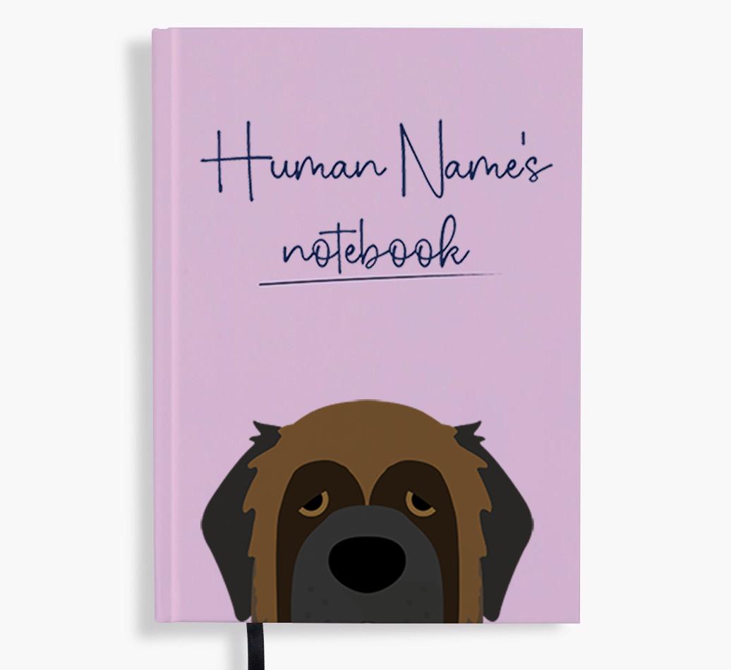Handwritten: Personalized {breedFullName} Notebook
