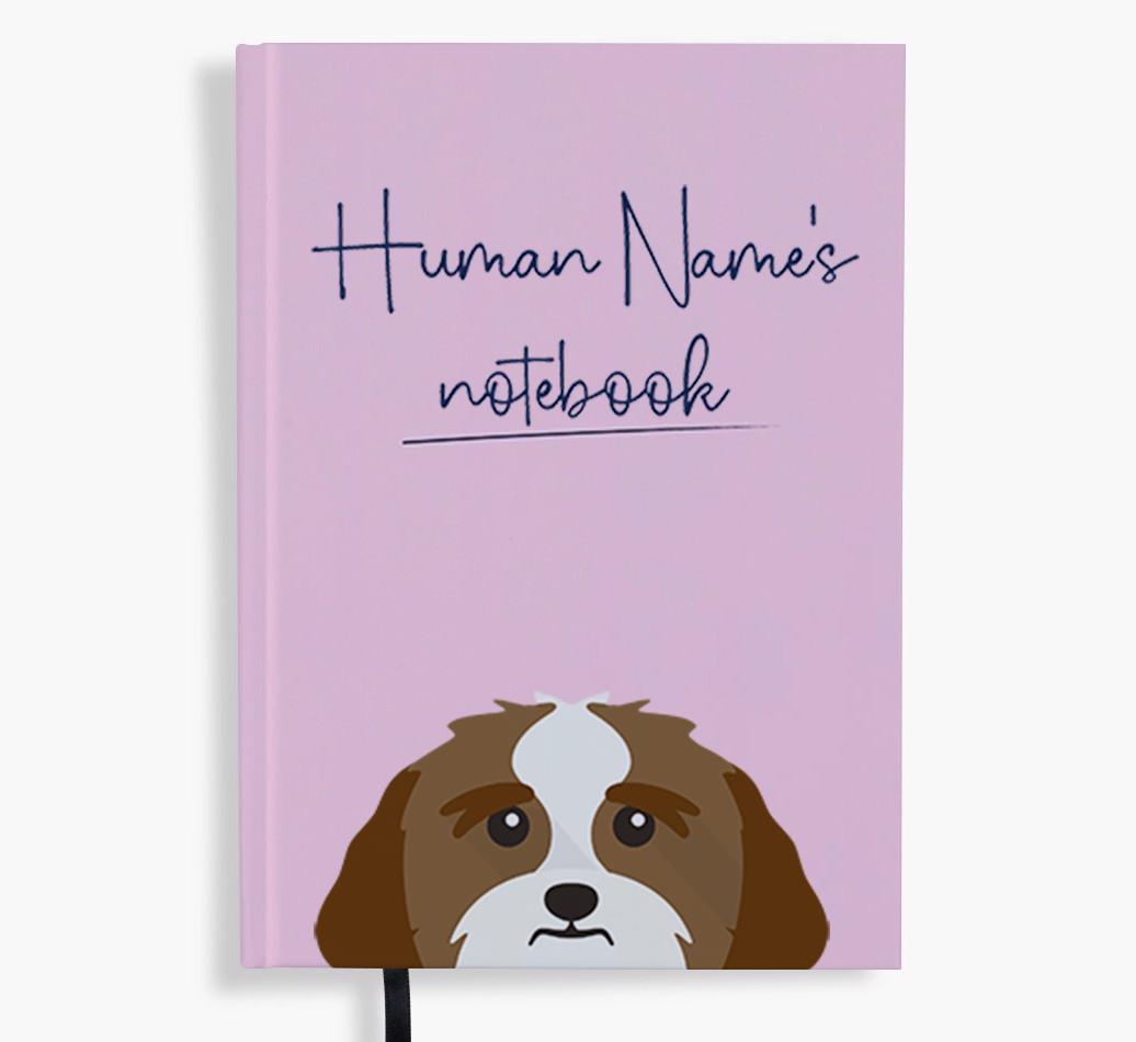 Handwritten: Personalized {breedFullName} Notebook