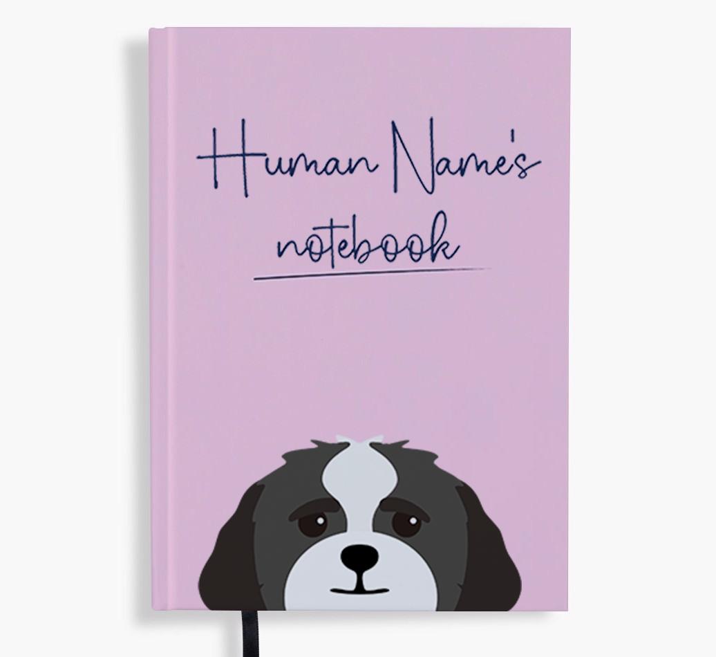 Handwritten: Personalized {breedFullName} Notebook
