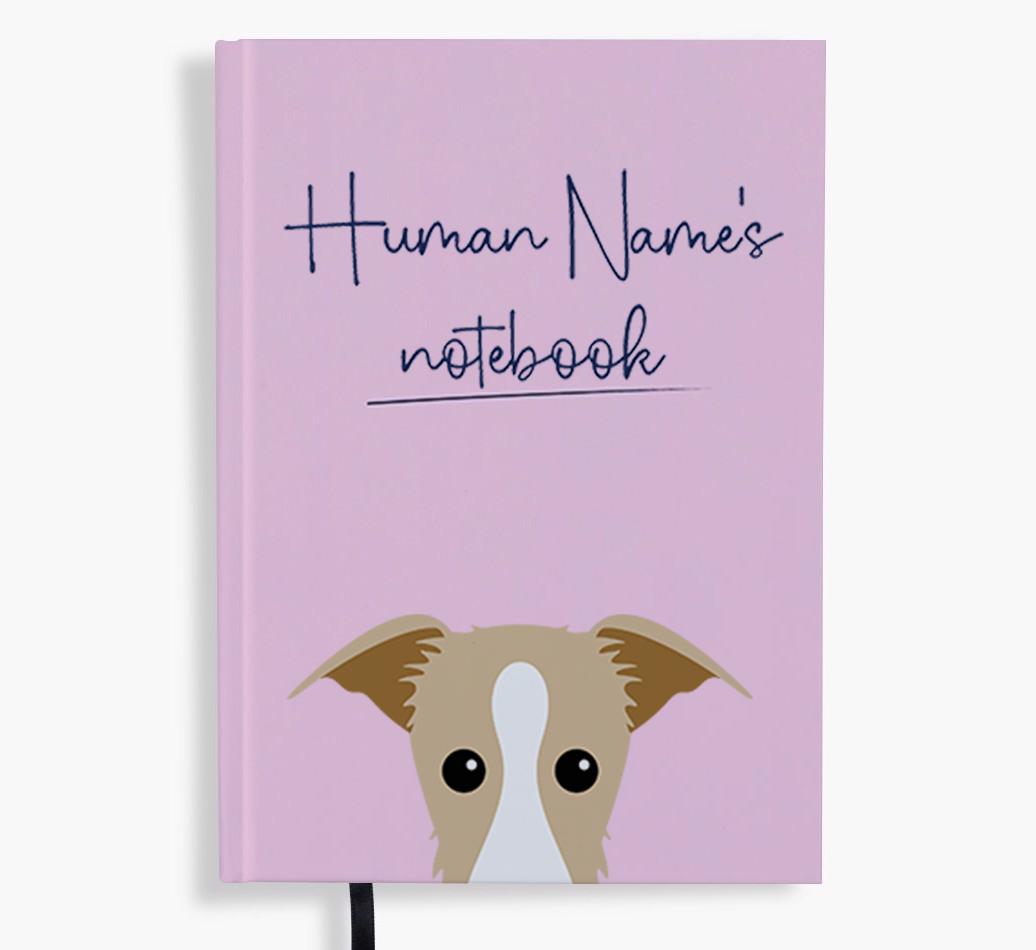 Handwritten: Personalized {breedFullName} Notebook