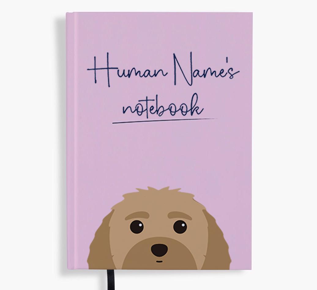 Handwritten: Personalized {breedFullName} Notebook