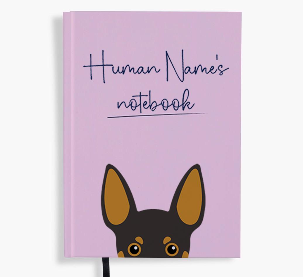 Handwritten: Personalized {breedFullName} Notebook