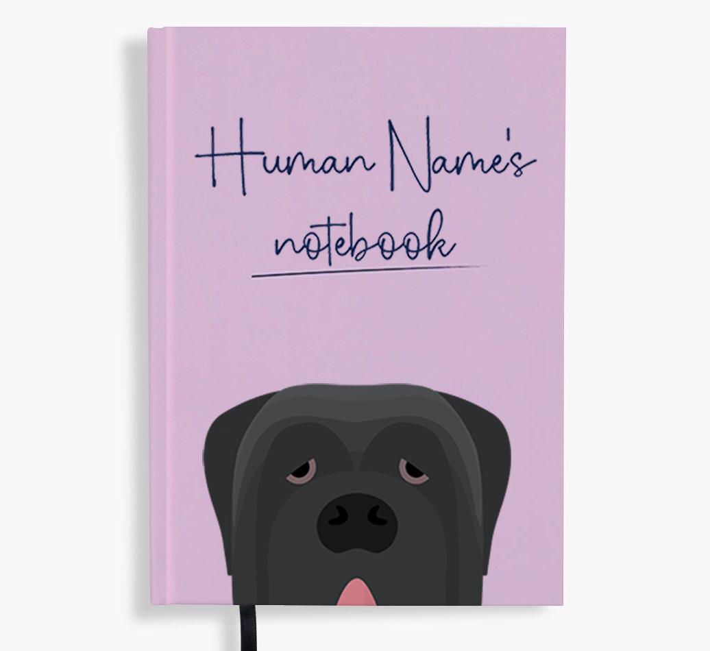 Handwritten: Personalized {breedFullName} Notebook