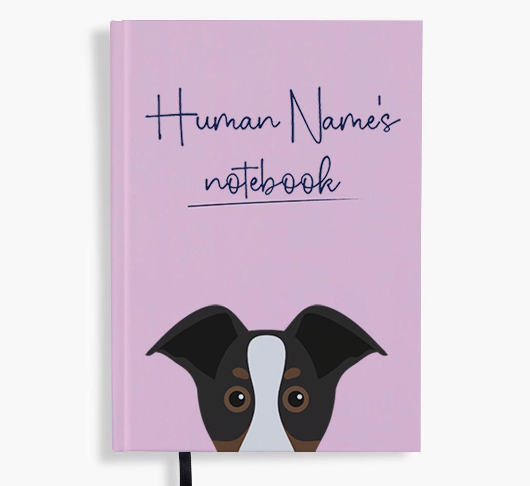 Handwritten: Personalized {breedFullName} Notebook