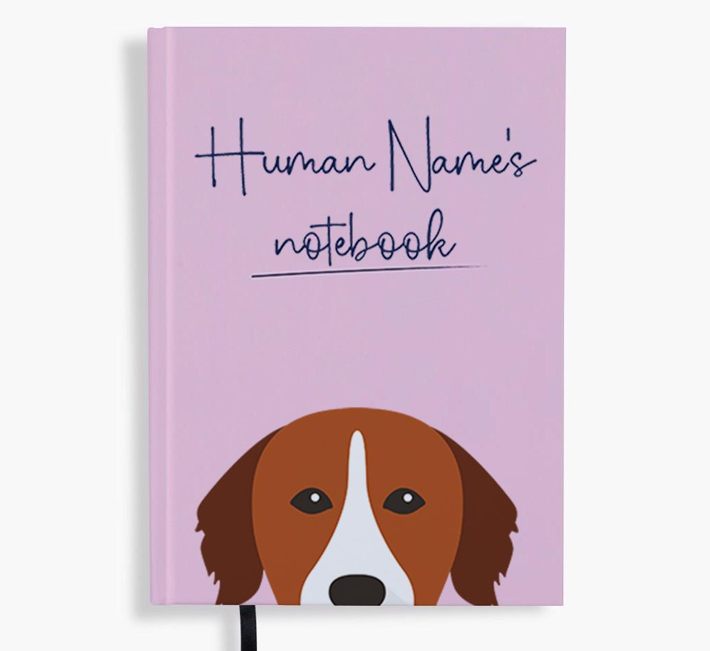 Handwritten: Personalized {breedFullName} Notebook