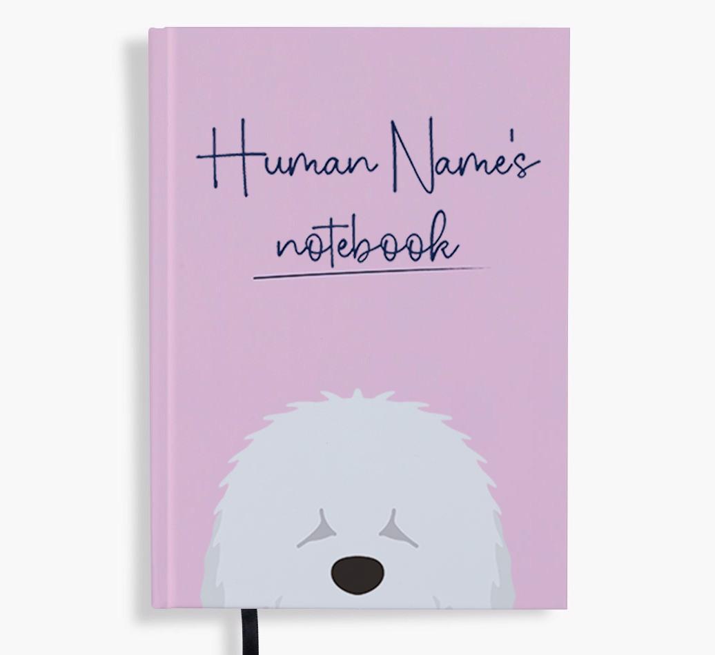 Handwritten: Personalized {breedFullName} Notebook
