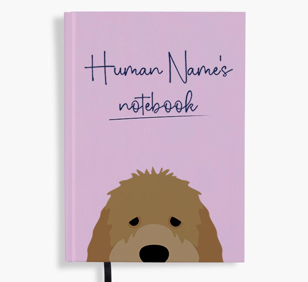 Handwritten: Personalized {breedFullName} Notebook